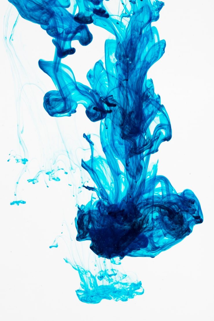 740x1109 Black ink blot Image