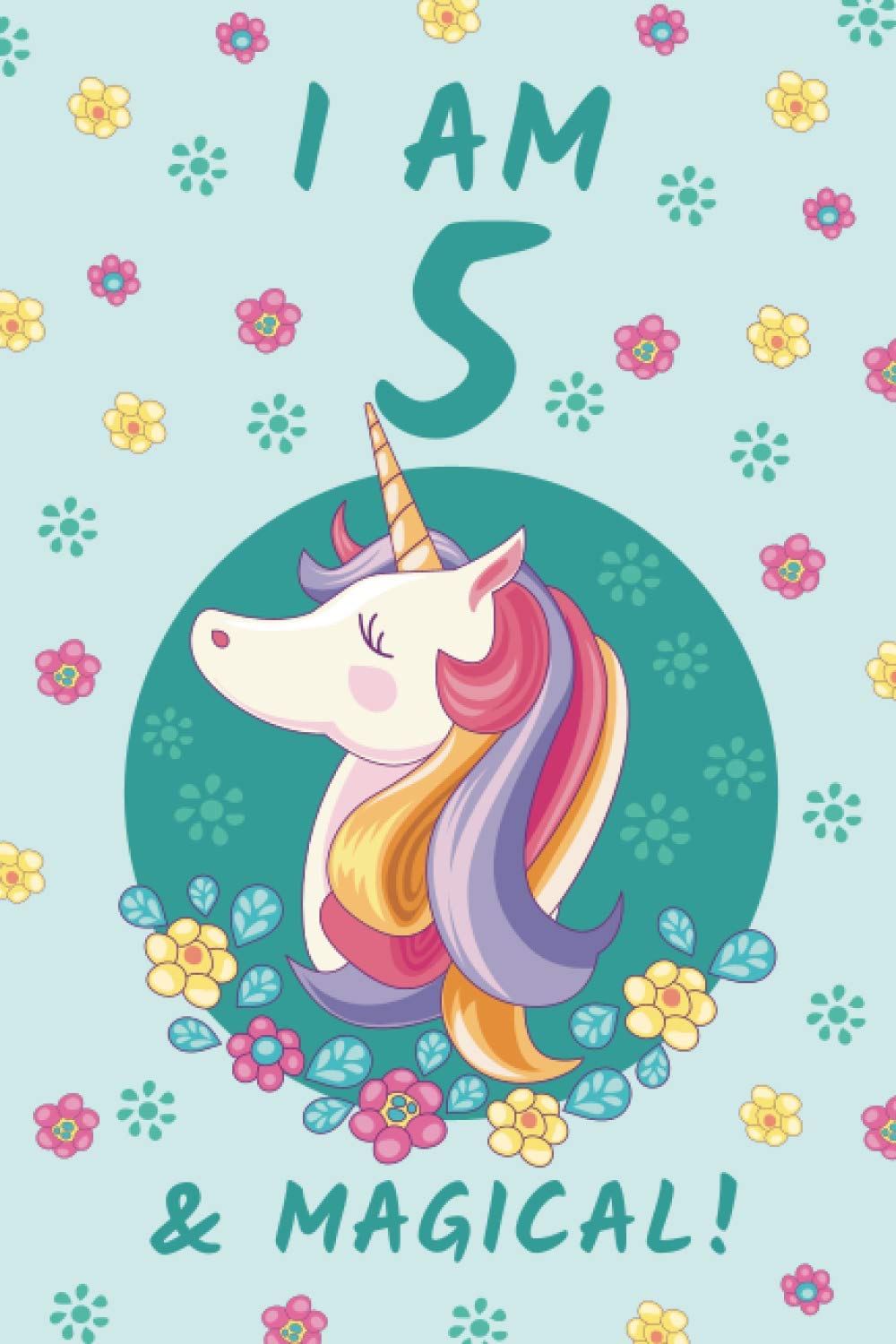 1000x1500 I Am 5 & Magical: Cute Unicorn Journal Notebook for Curacao