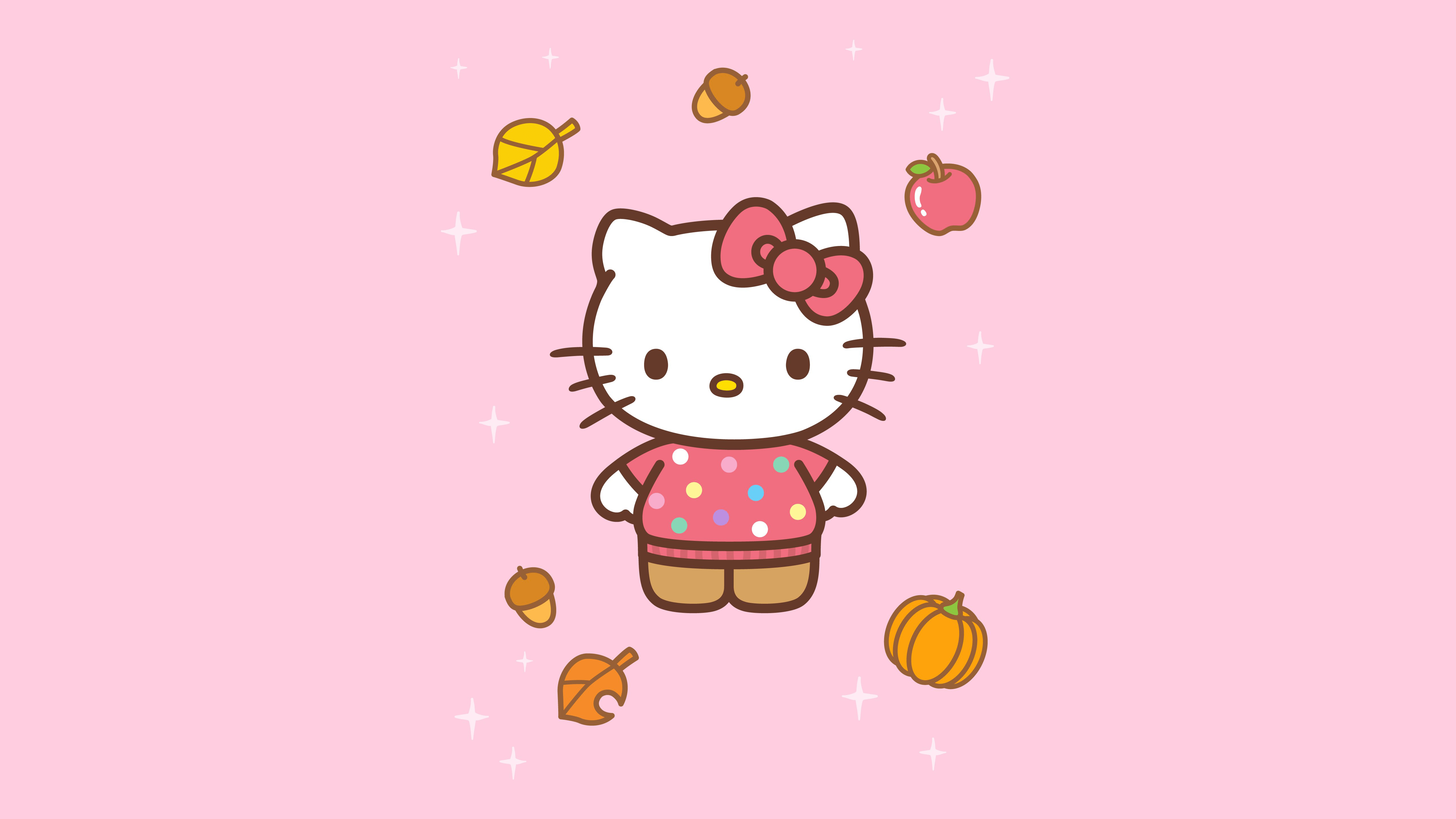 5120x2880 Sanrio Wallpaper 4K, Hello Kitty background, 5K