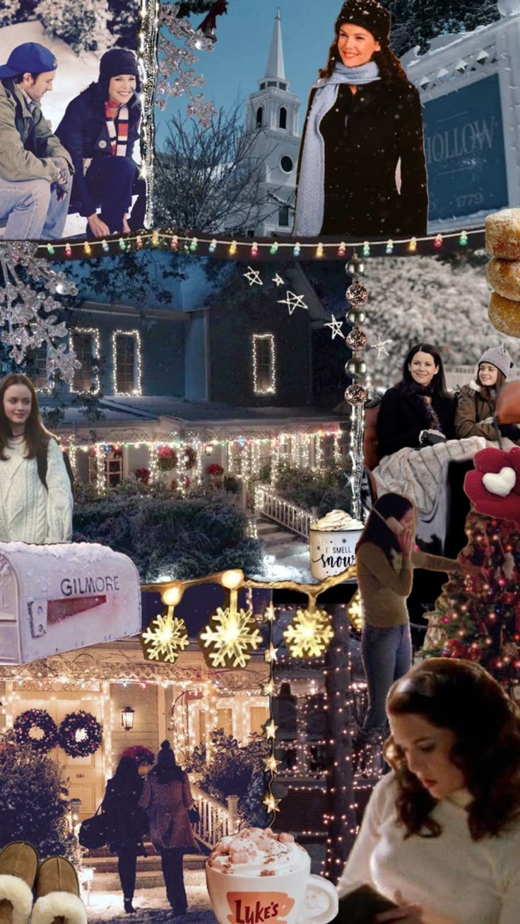 736x1308 Gilmore Girls & Stars Hollow in the winter #gilmoregirls #ismellsnow # lorelai #winter. Gilmore girls christmas