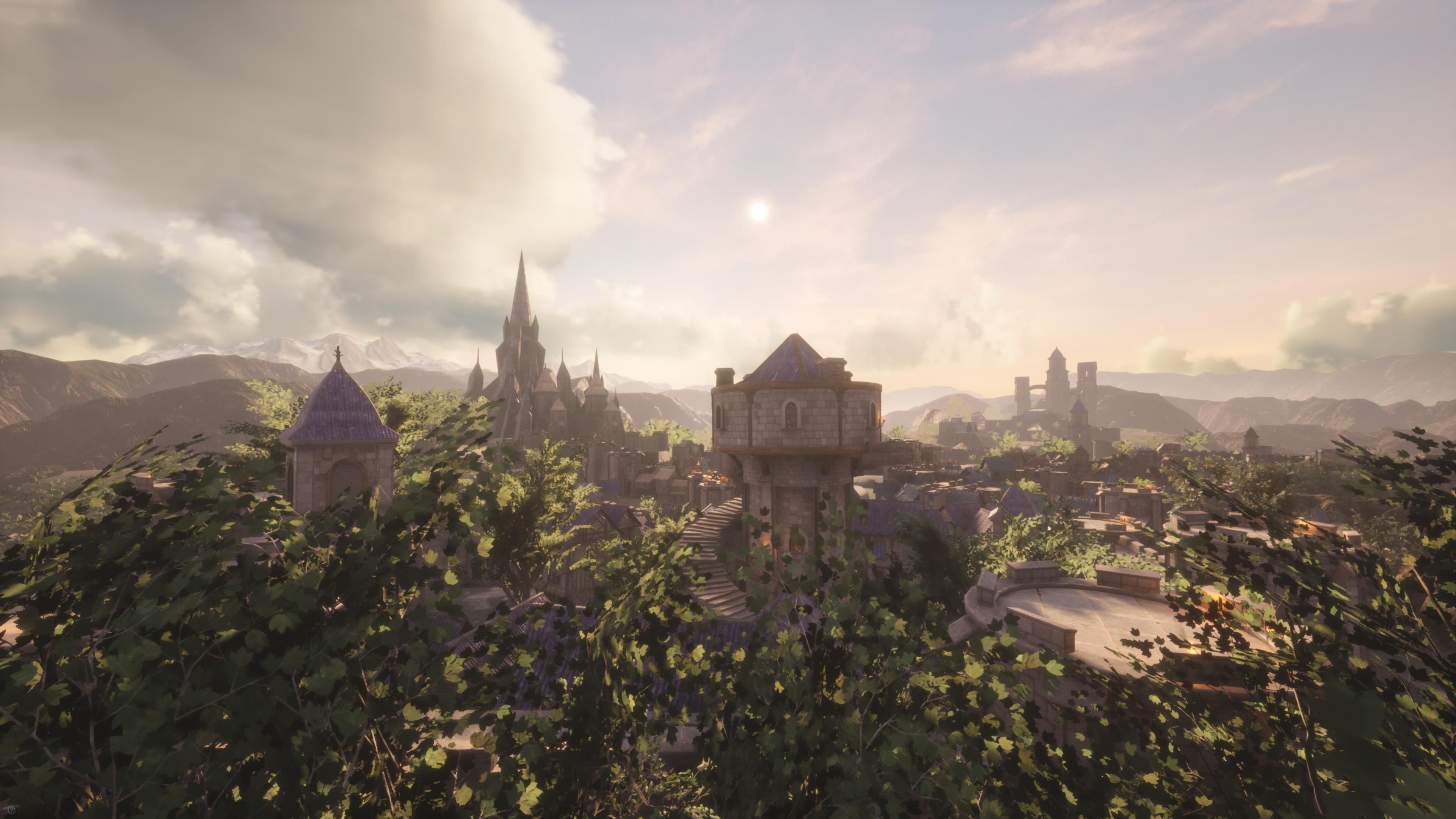 3840x2160 Stormwind UE4 World of Warcraft