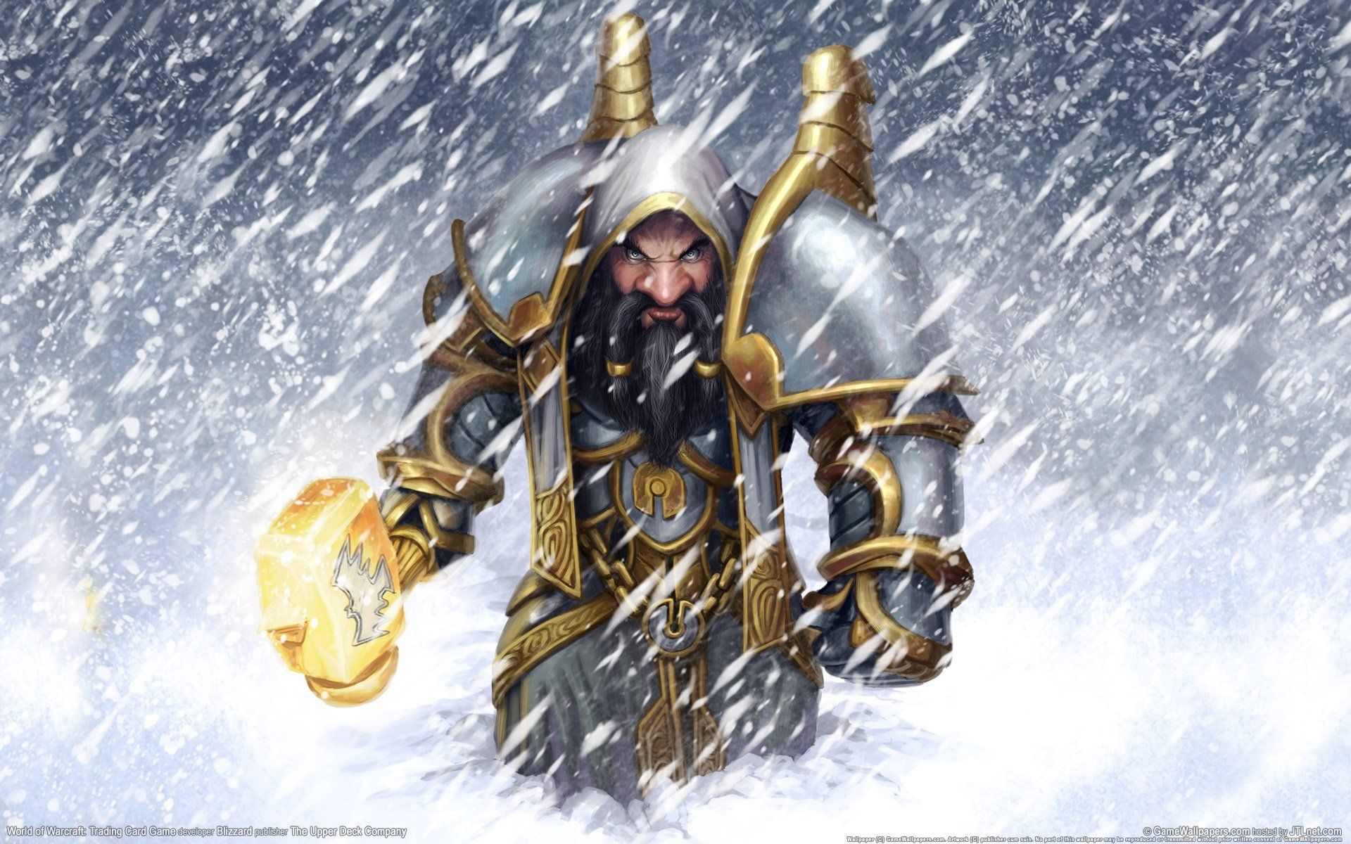 1920x1200 Epic World of Warcraft HD Wallpaper: Stormwind Paladin in Blizzard Fury