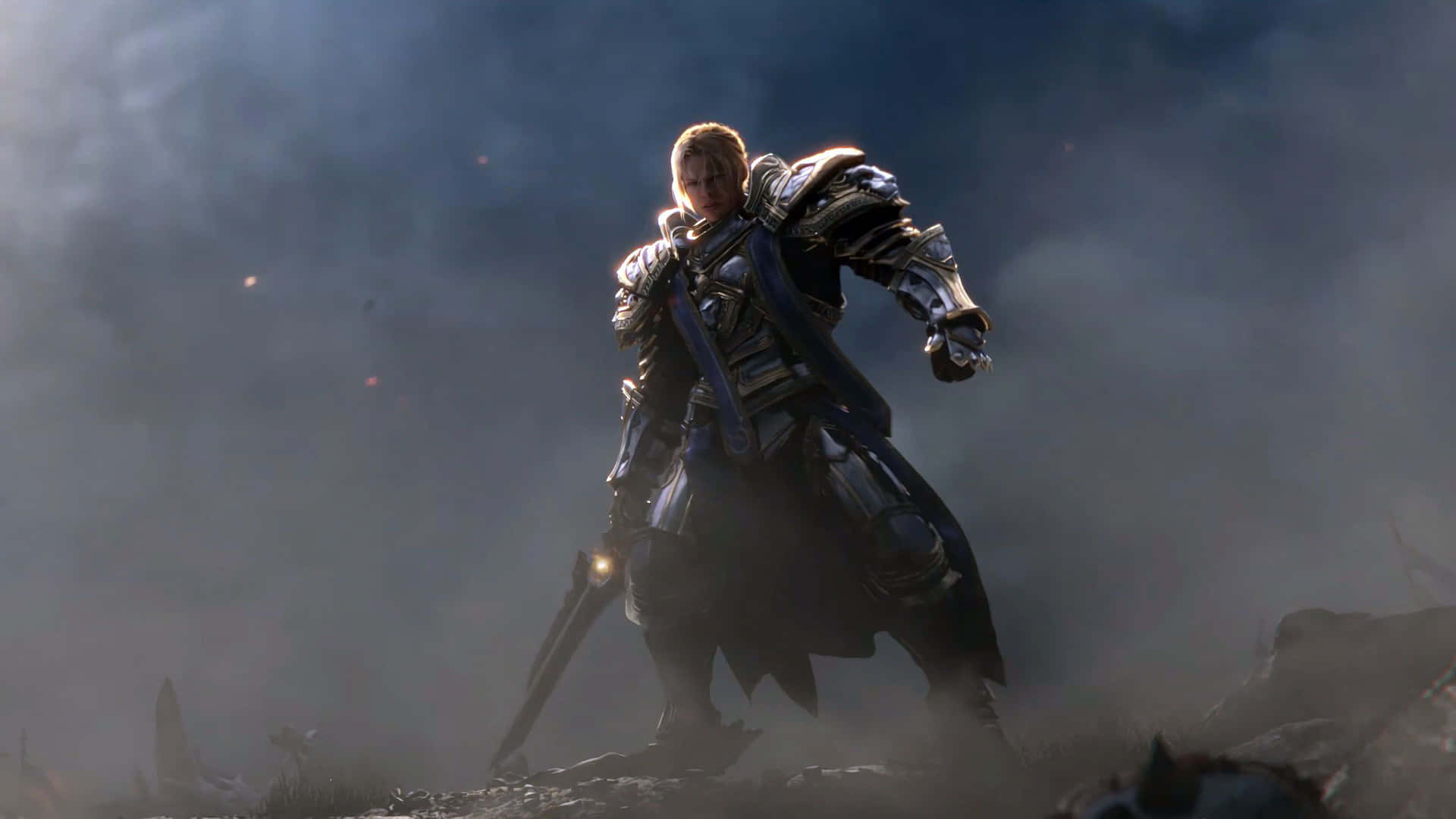 1920x1080 Download The King Of Stormwind, Anduin Wrynn, In A Contemplative Pose. Wallpaper