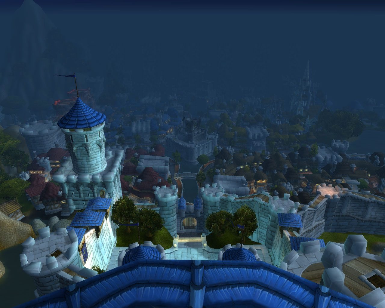 1280x1024 Stormwind from Above the Keep