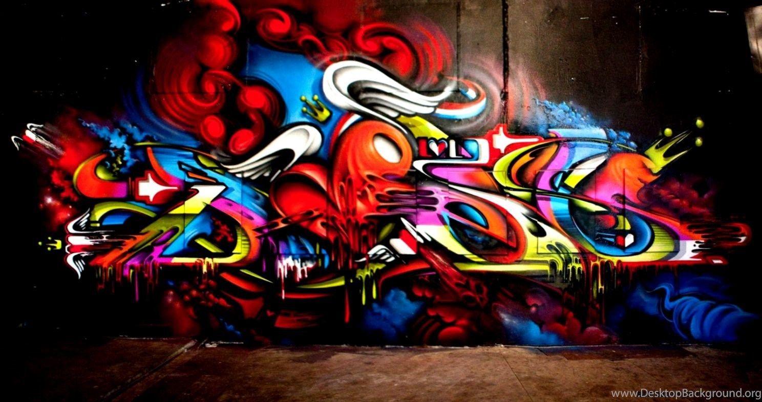 1488x785 Awesome Graffiti Wallpaper HD Desktop Background