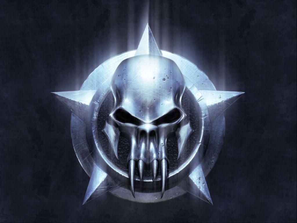 1024x768 Punisher Wallpaper Skull
