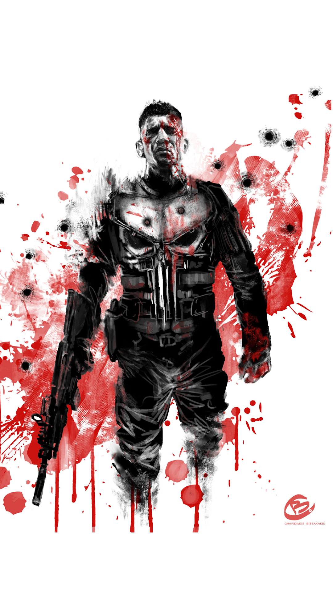 1080x1920 Punisher phone wallpaper