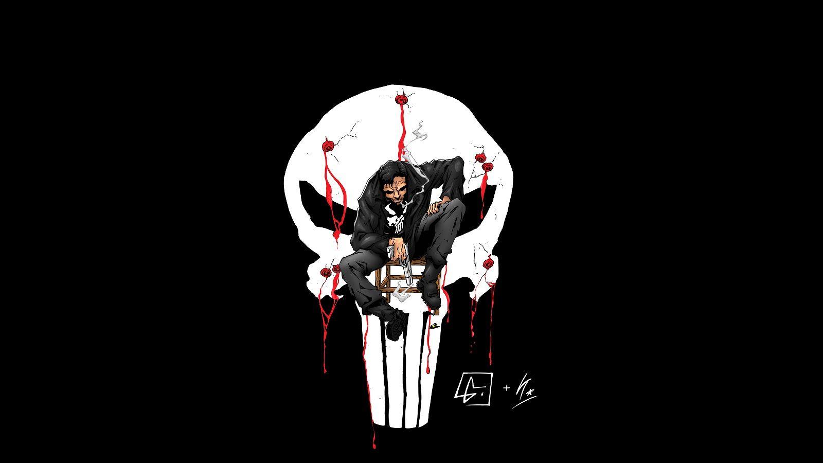 1600x900 1366x768 Punisher Wallpaper