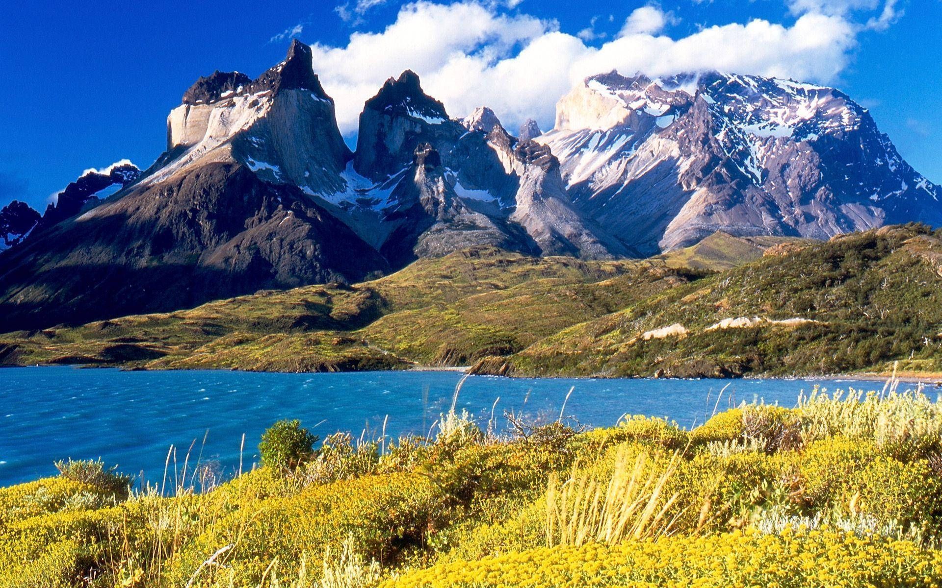 1920x1200 Download Peru Andes Mountain Landscape Collage Wallpaper