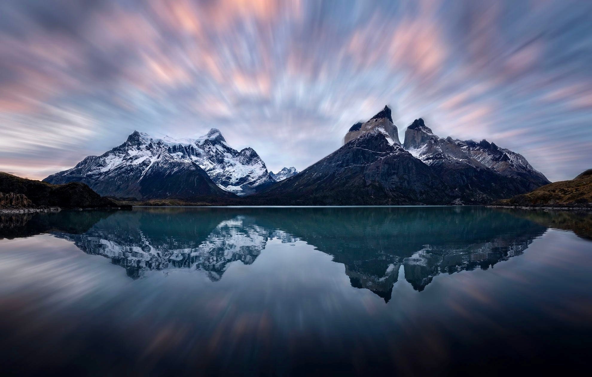 1980x1260 Andes Patagonia Mountain Reflaction Wallpaper, HD Nature 4K Wallpaper, Image and Background