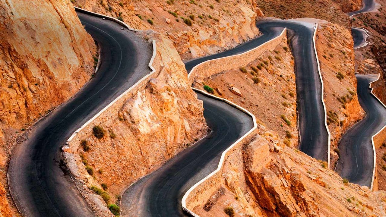 1280x720 Pass over the Atlas Mountains above the Dadès Gorges, Morocco Gallery · Peapix