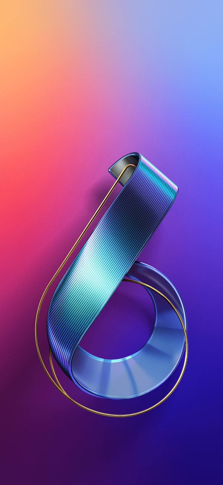 738x1600 Asus Zenfone 6 2019 Stock wallpaper