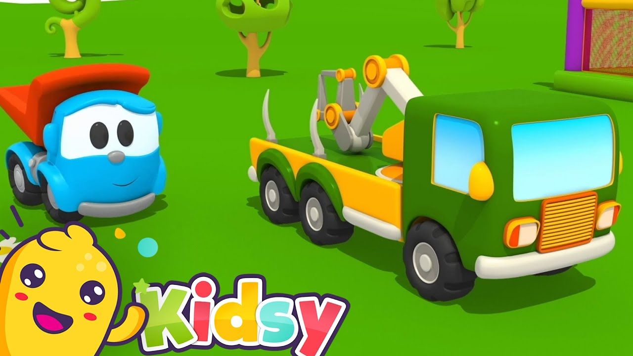 1280x720 Leo the Curious Truck and the Forest Truck. Kidsy videos for KIDS