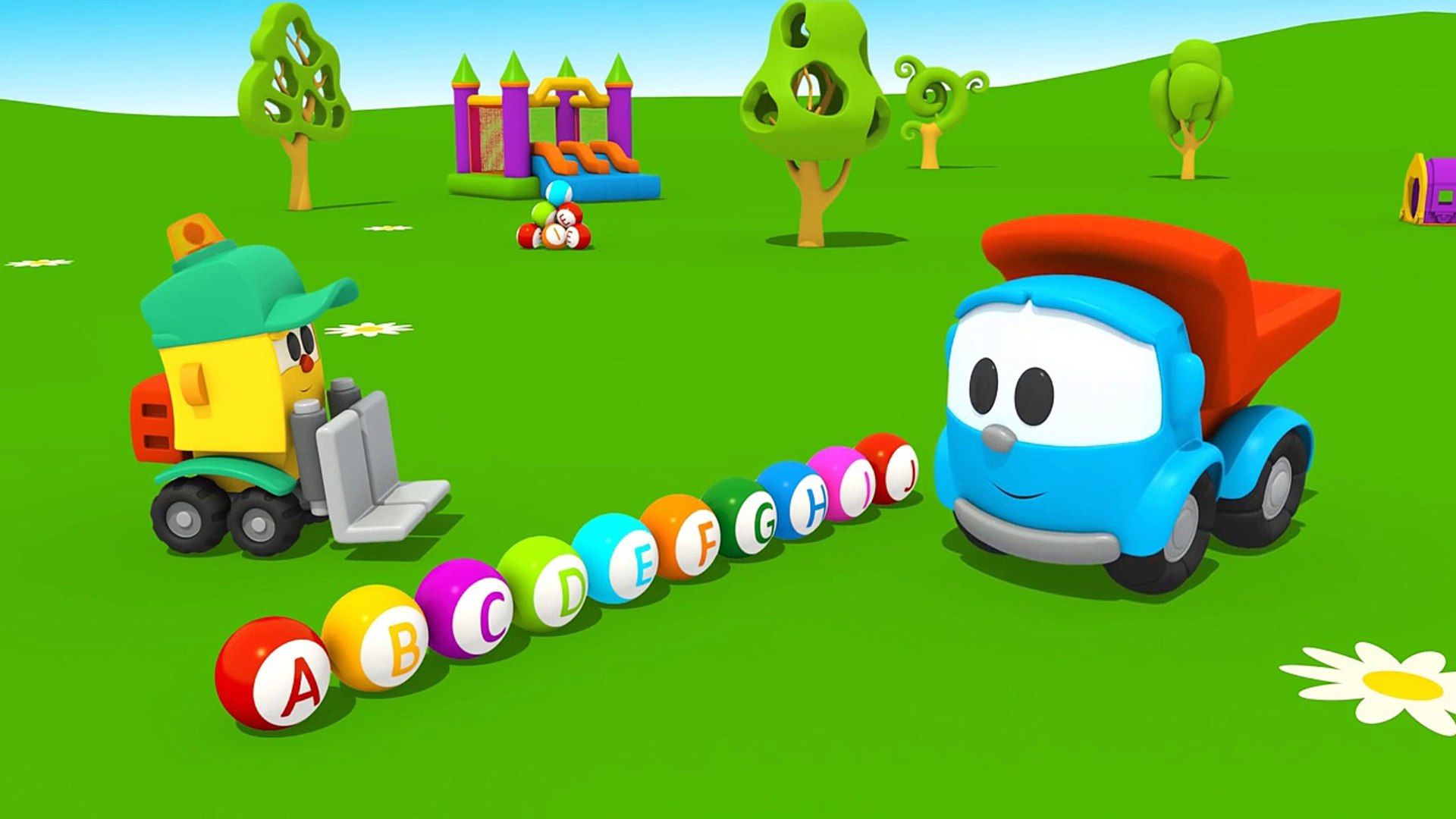 1920x1080 Leo & Lifty Learn Letters! (S) Kids Toy Trucks Cartoons (Learn the Alphabet)