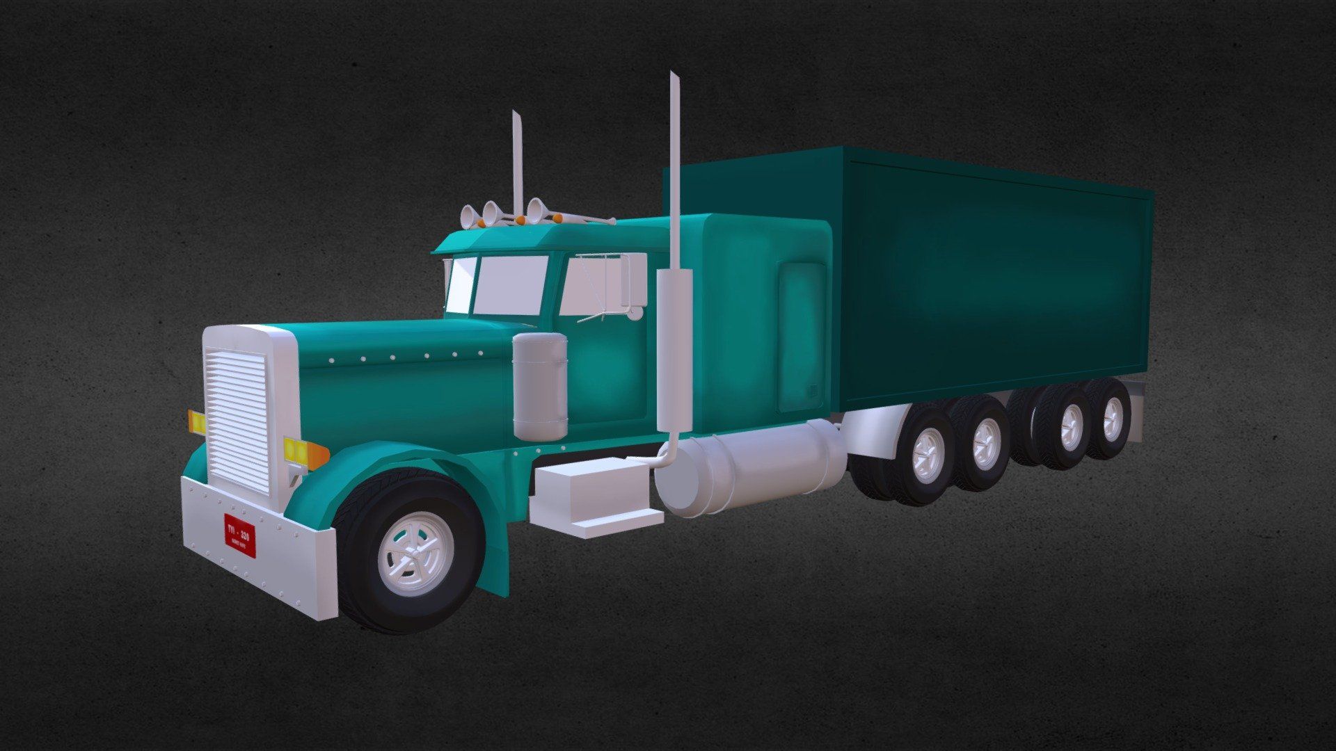 1920x1080 Leo Truck model by HSIEH CHI [6d8ba30]