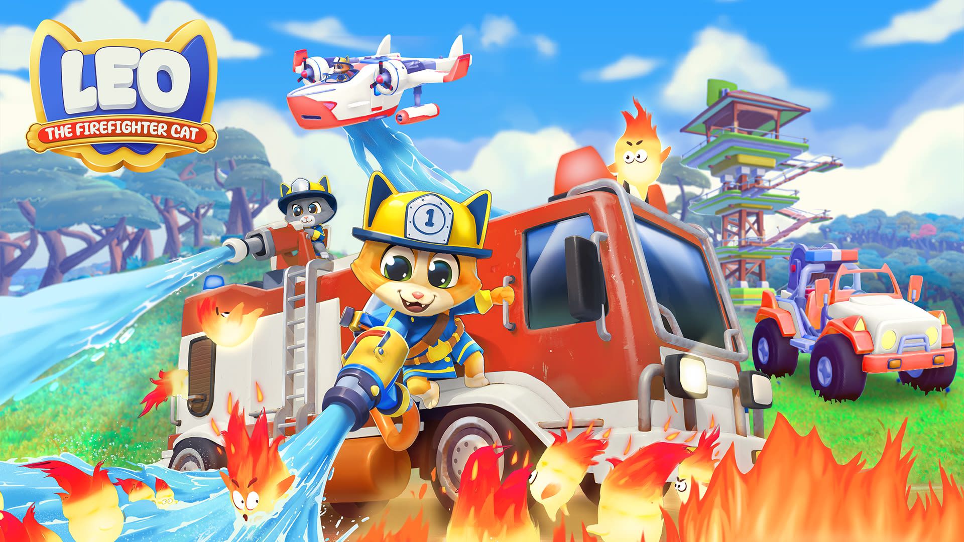1920x1080 Leo: The Firefighter Cat for Nintendo Switch Official Site