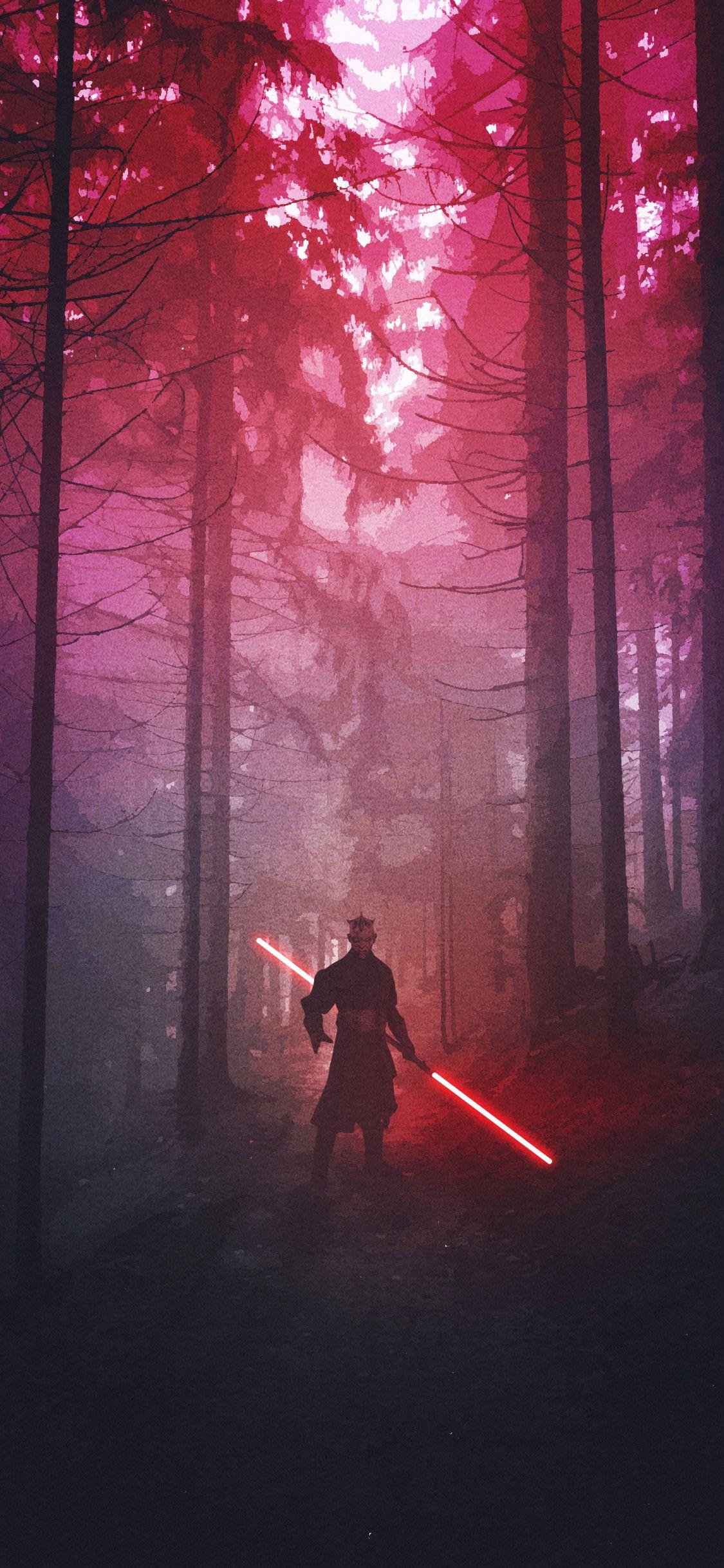 1125x2436 Darth Maul Star Wars Fanart iPhone XS, iPhone iPhone X