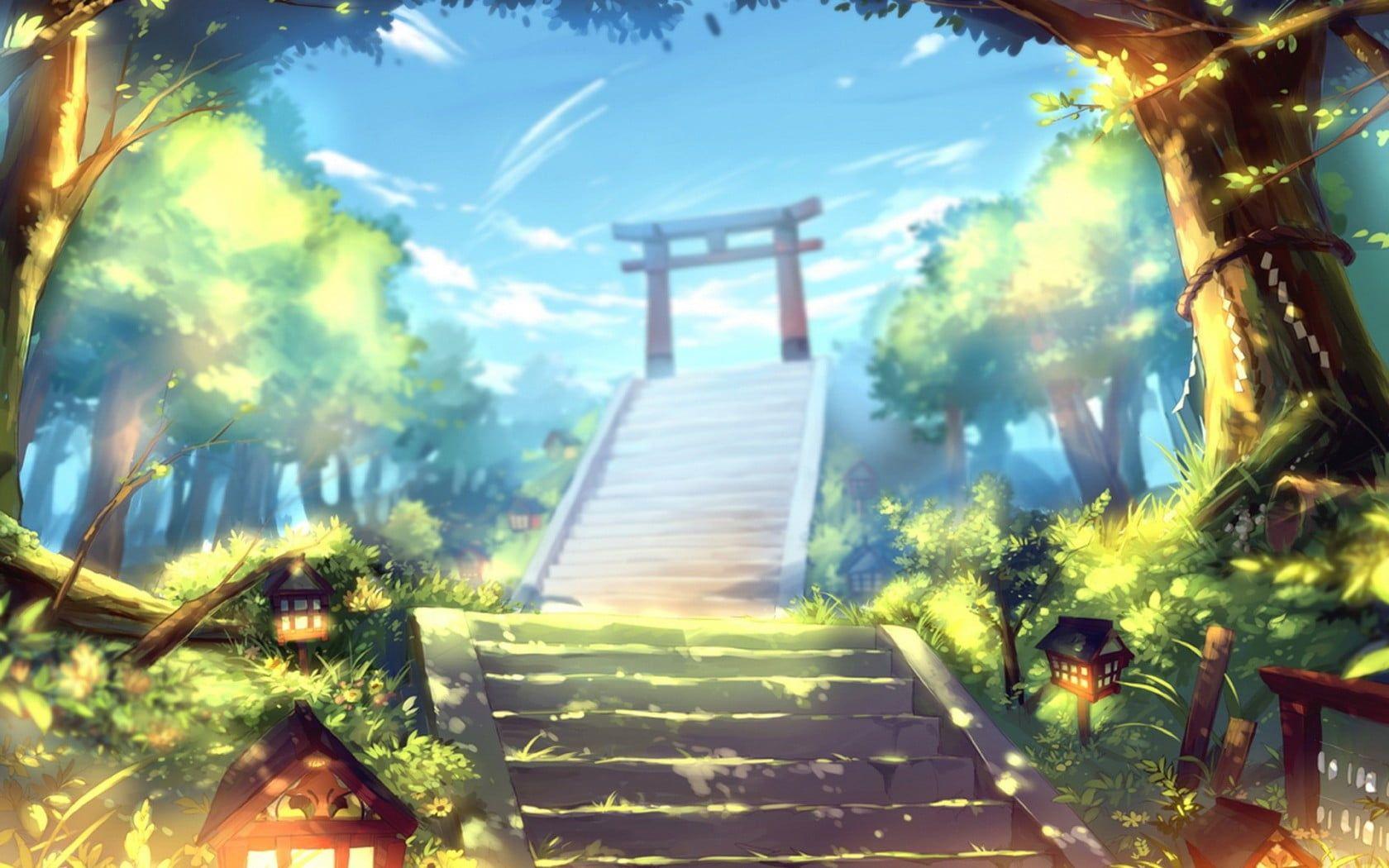 Anime Shrine Wallpapers - Top Free Anime Shrine Backgrounds - WallpaperAccess