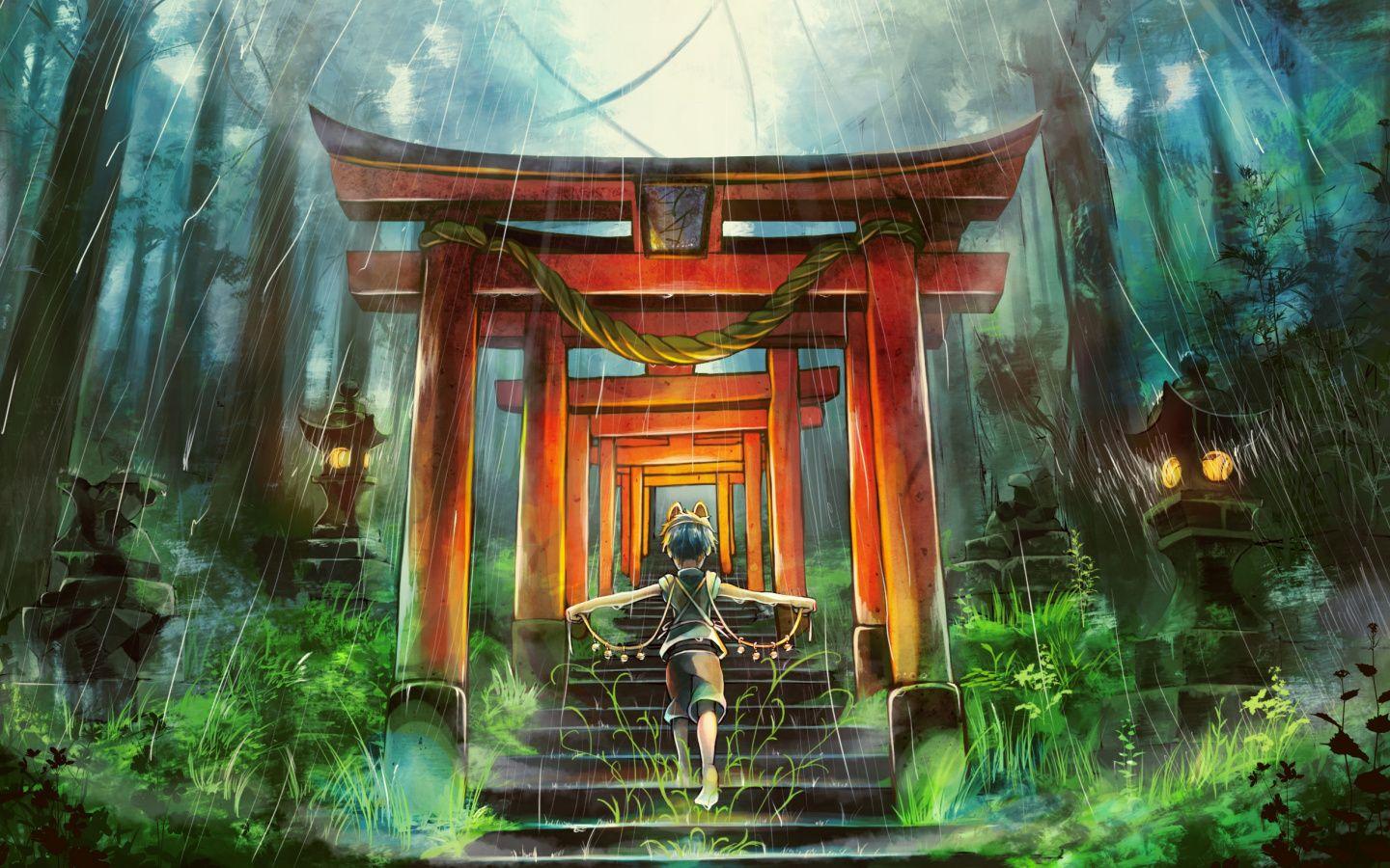 Anime Shrine Wallpapers - Top Free Anime Shrine Backgrounds ...