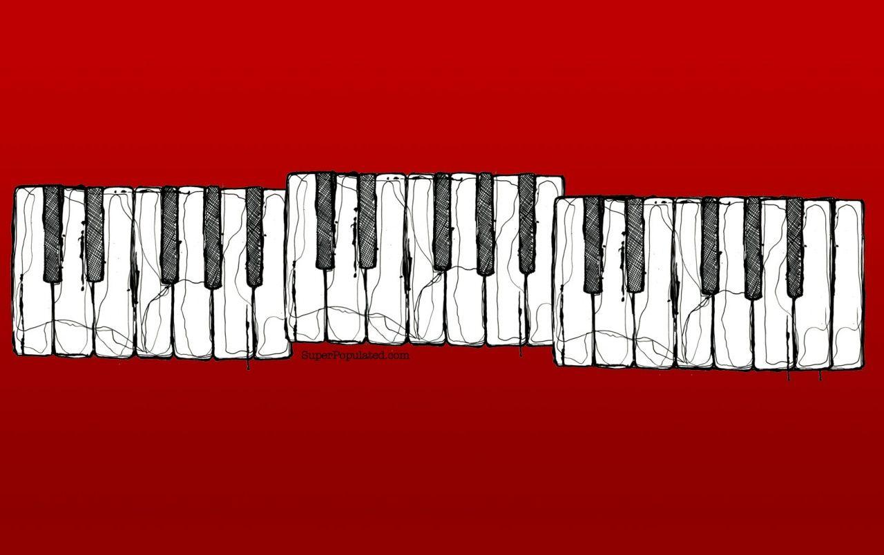 1280x804 Piano keys wallpaper. Piano keys