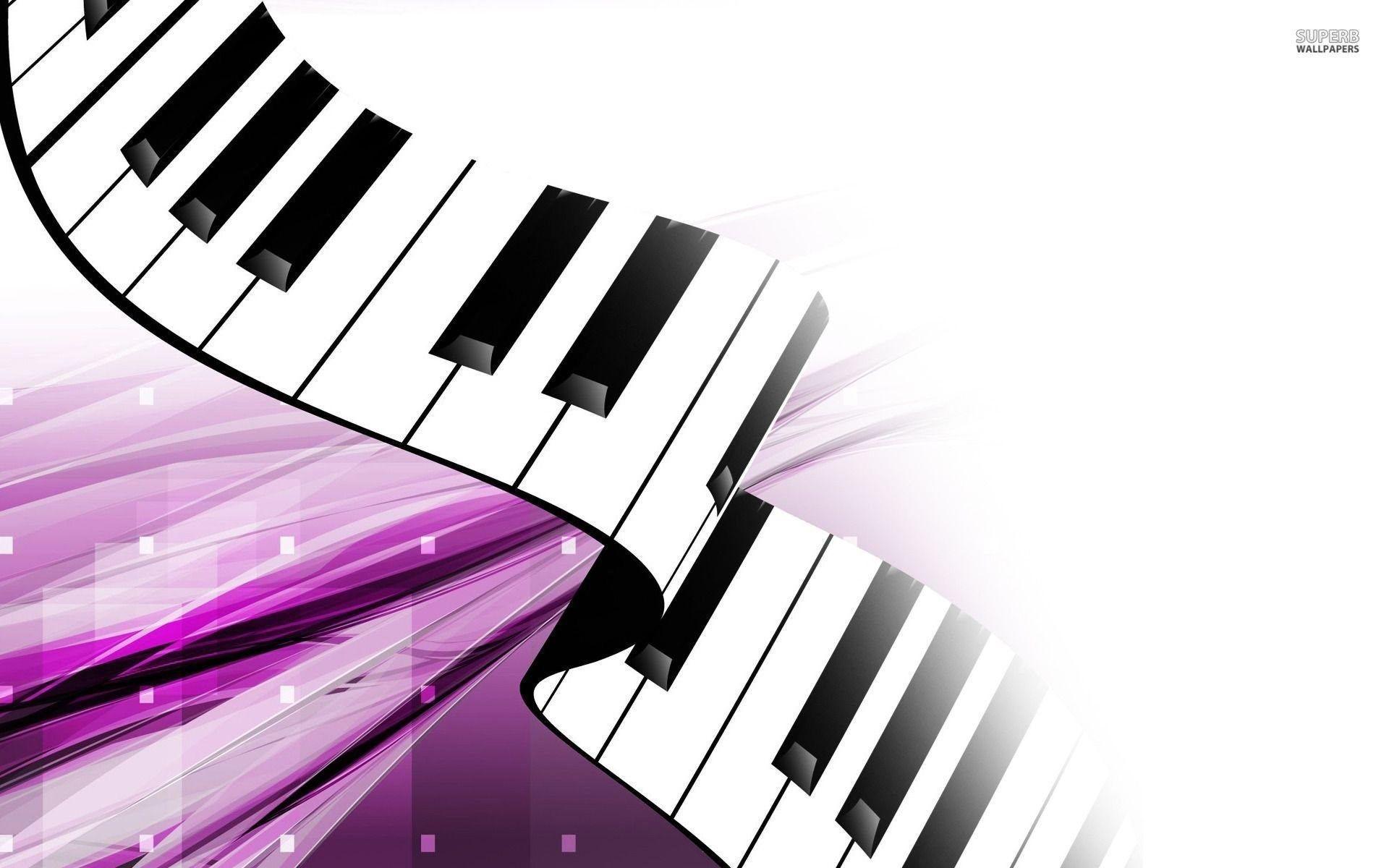 1920x1200 Wavy Piano Keys Clipart Wallpaper Background Desktop Background