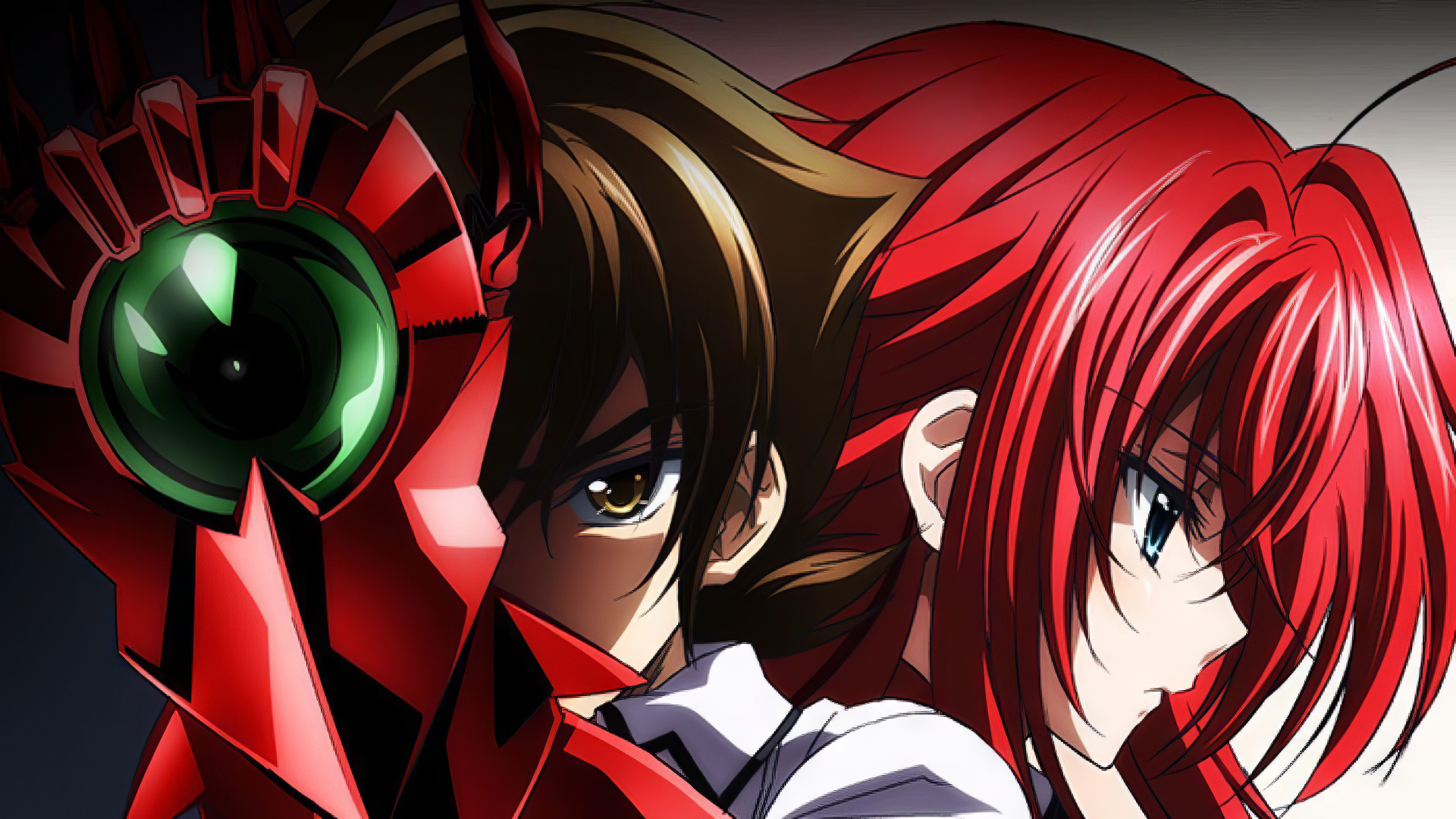 1920x1080 High School DxD HD Wallpaper: Issei and Rias Adventure Awaits