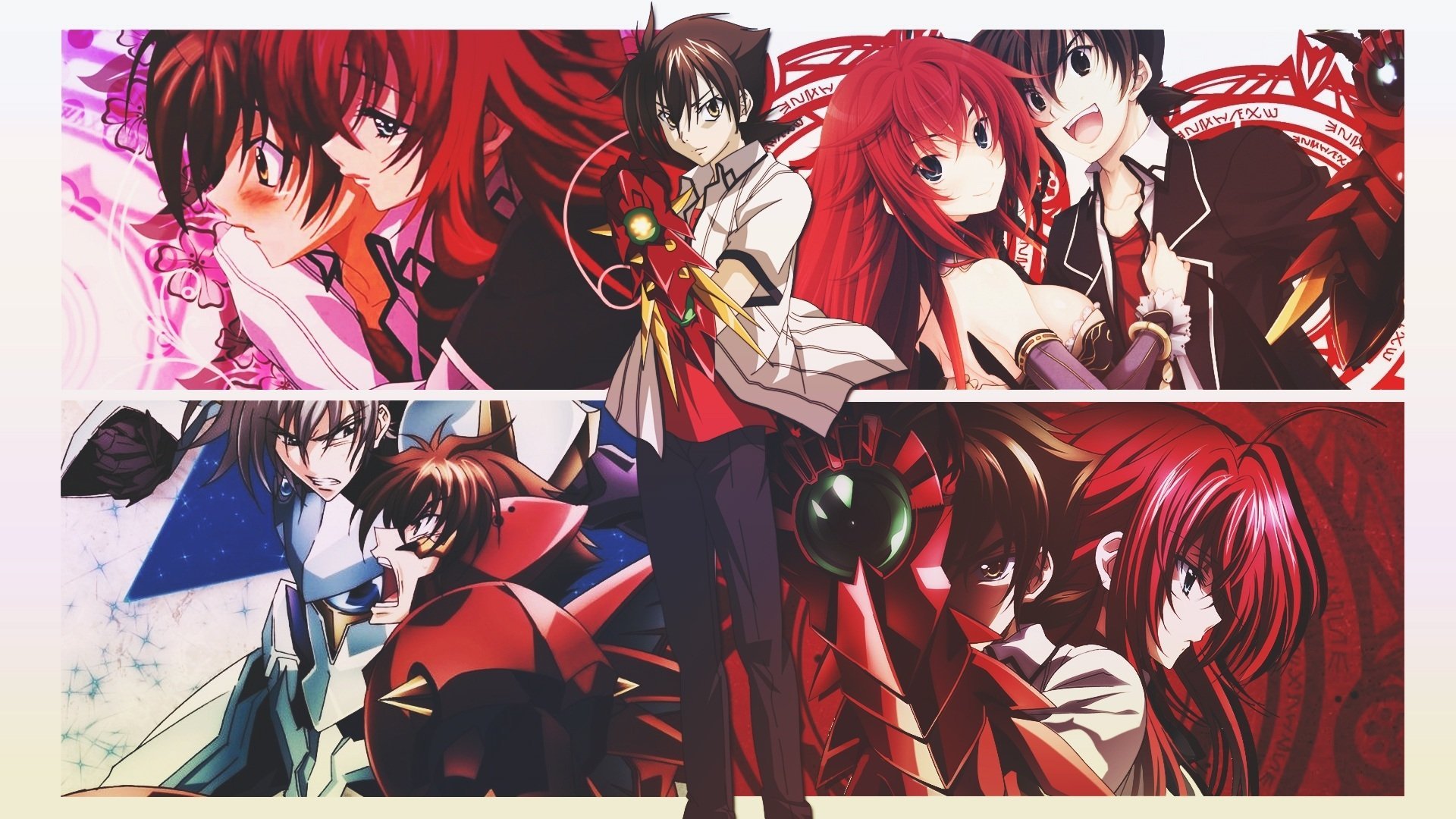 1920x1080 High School DxD HD Wallpaper: Issei Hyoudou & Ddraig