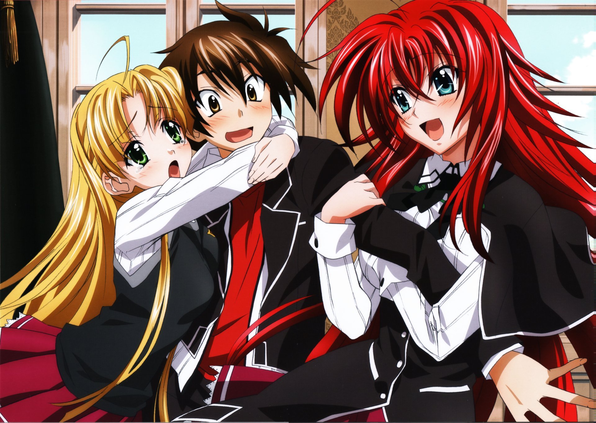 1920x1362 High School DxD Trio Ultra HD Wallpaper