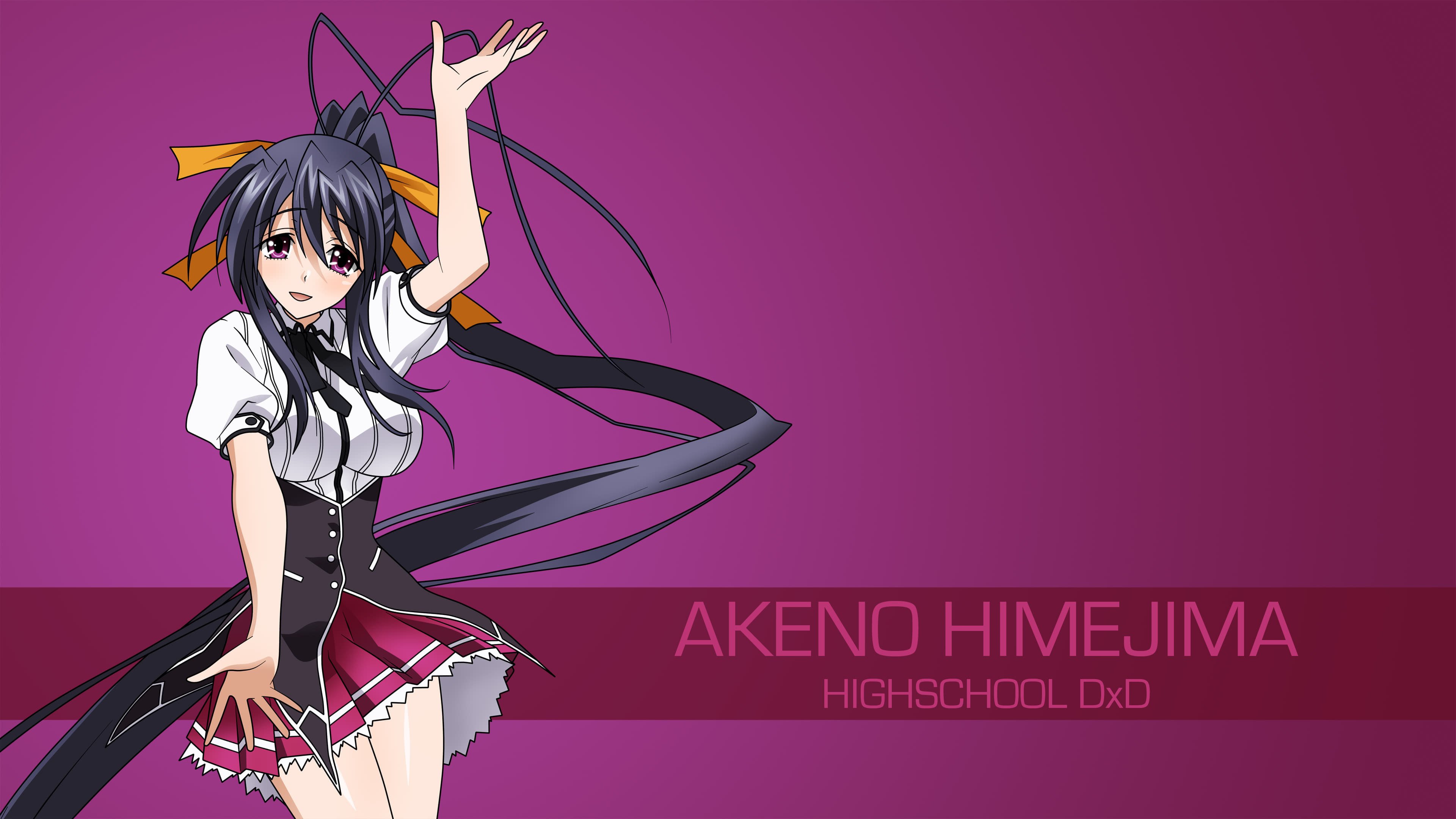 3840x2160 Akeno Himejima Highschool DxD UHD 4K Wallpaper