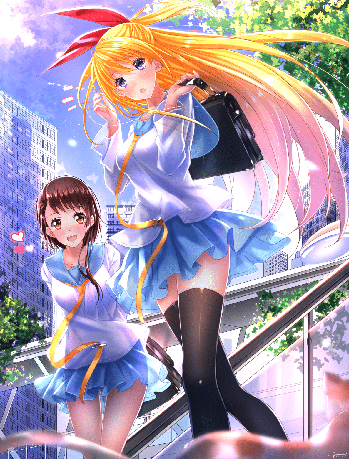 1187x1558 Nisekoi, Episode 03: Facades