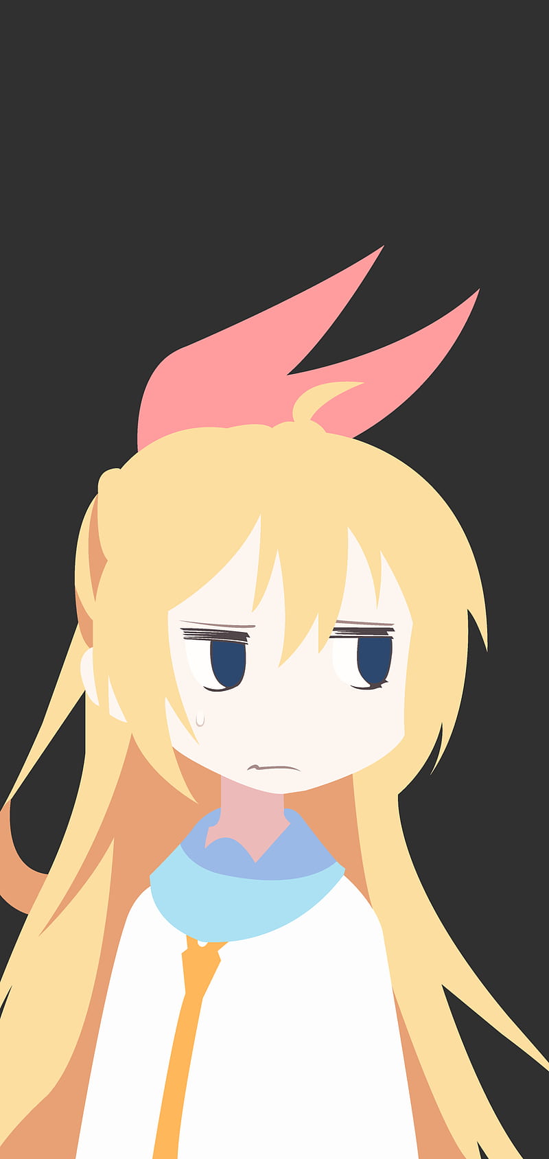 800x1689 Anime Nisekoi Phone, Long Hair, Blonde, Chitoge Kirisaki, Blue Eyes, HD phone wallpaper