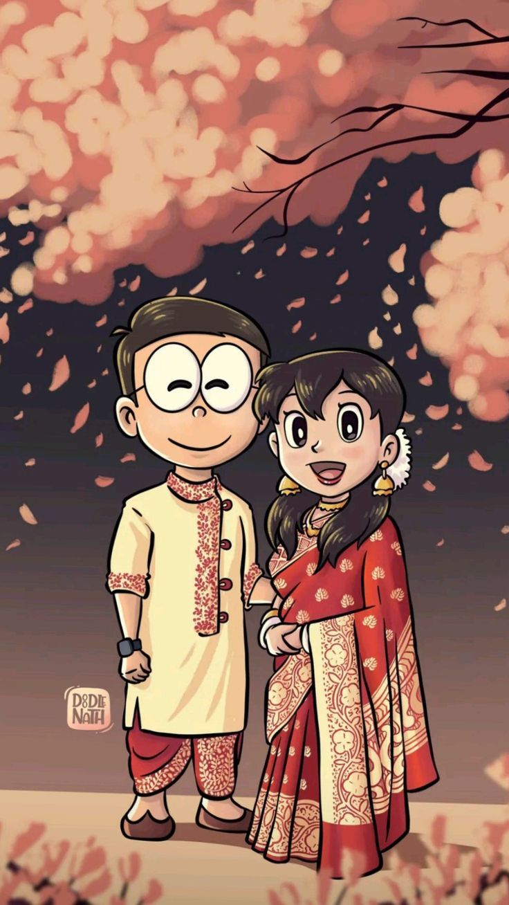 736x1308 Nobita Shizuka love wallpaper