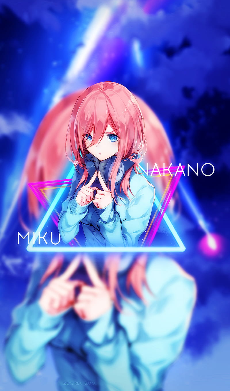 800x1360 Miku Nakano, Waifu, Quintillizas, Go Toubun No Hanayome, Quintessential Quintuplets, HD Phone Wallpaper
