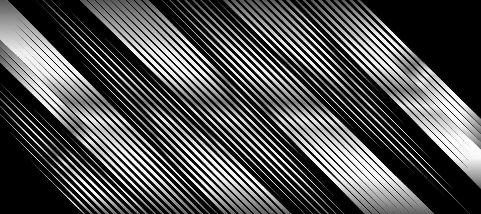1920x854 silver chrome stripes black background Design Wallpaper Vector