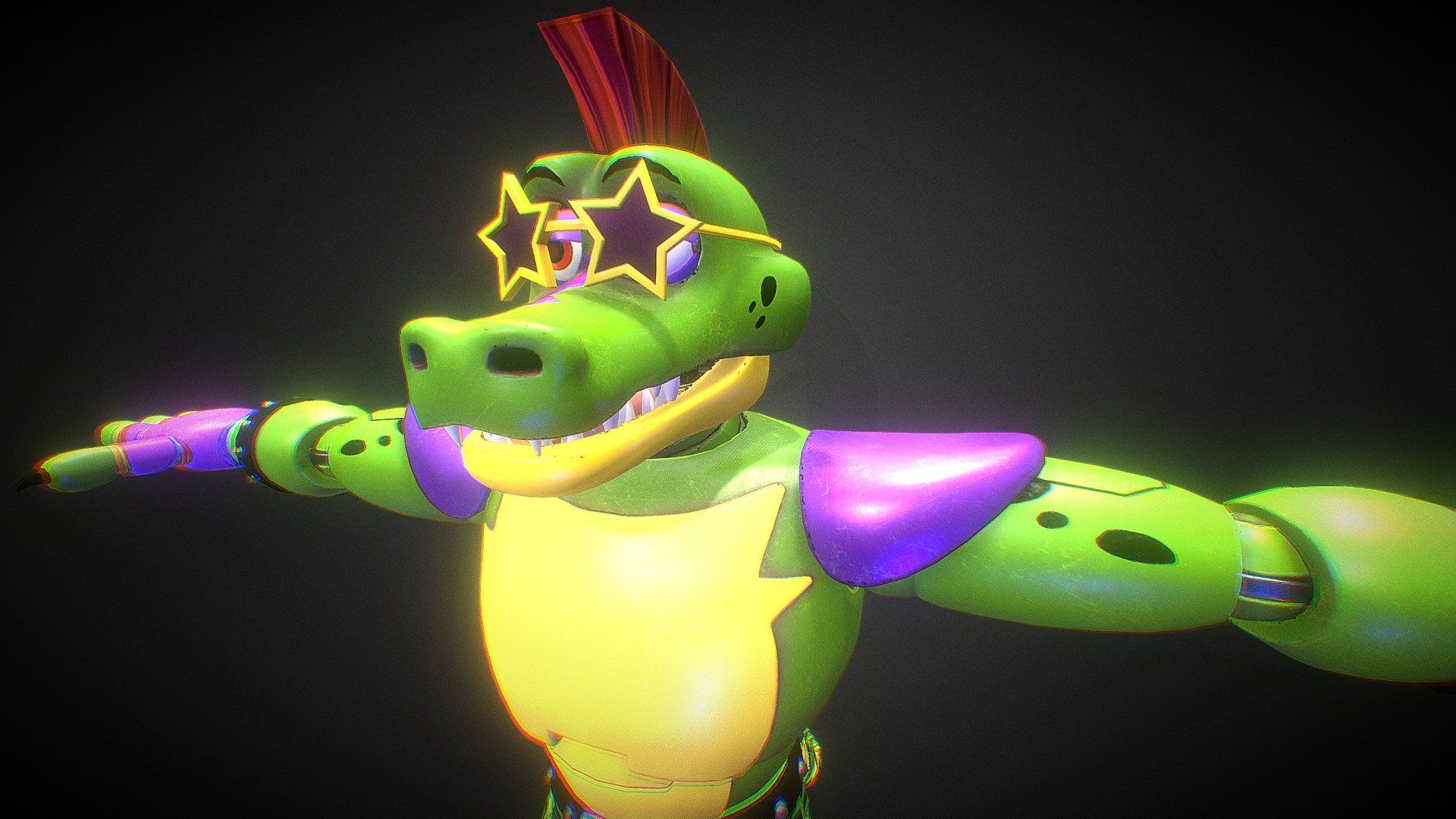 1920x1080 FNAF Breach Gator 0 Free 3D model by ScrinnodStudios [f5cafbe]