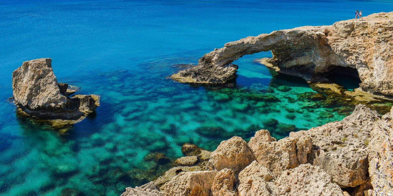 1585x792 From Larnaca: Ayia Napa, Cape Greko, Blue Lagoon & Sea Caves