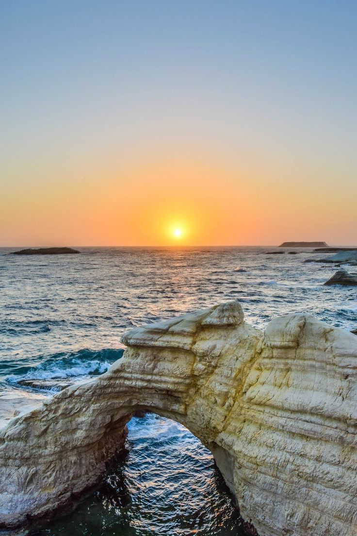 736x1104 Ayia Napa, Cyprus behind a rock arch