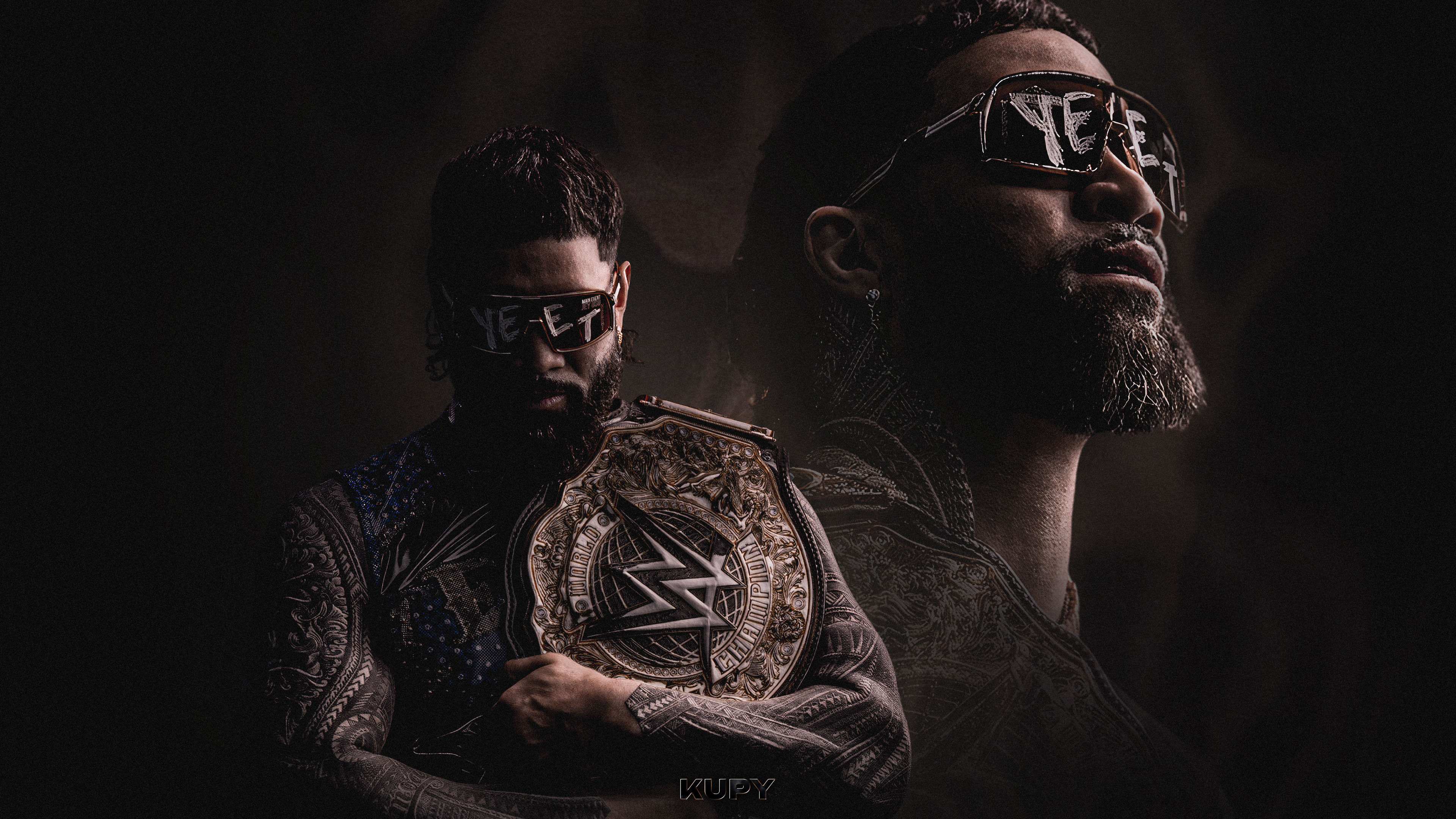 3840x2160 NEW Jey Uso World Heavyweight Champion