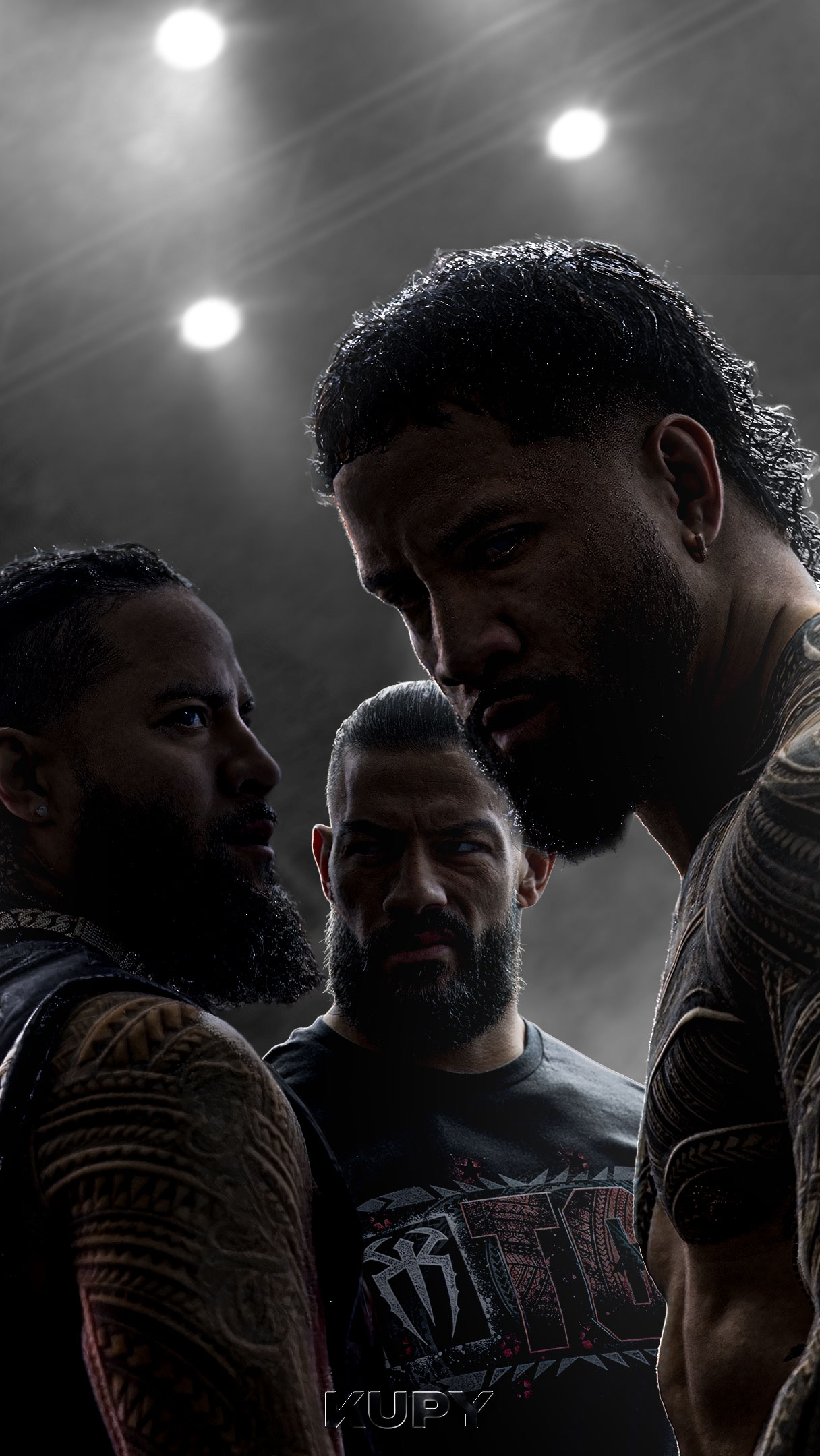 1216x2160 NEW Roman Reigns & The Usos Wallpaper! Wrestling Wallpaper
