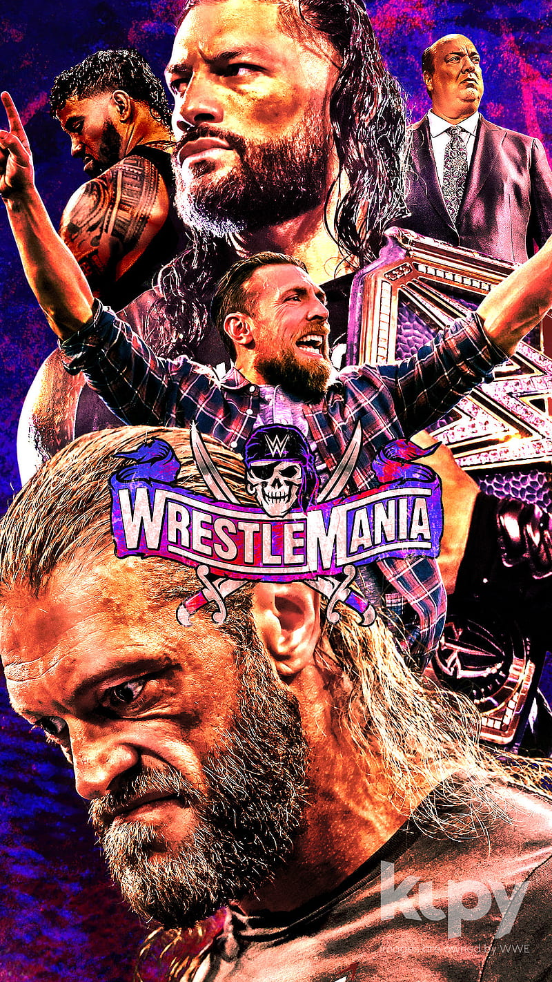 800x1422 3200x900px, 2K free download. Edge Roman Daniel, daniel bryan, jey uso, paul heyman, roman reigns, wrestlemania, HD phone wallpaper