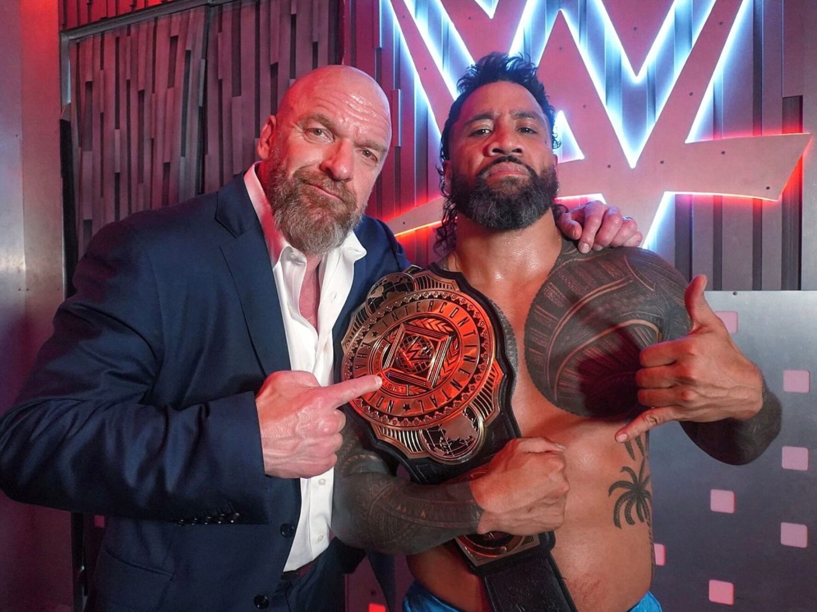 1600x1200 Jey Uso Intercontinental Championship Win Made WWE History