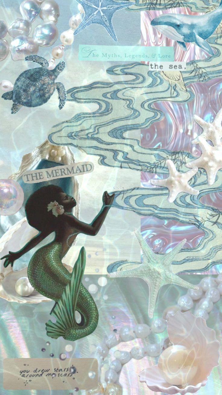 736x1308 Check out tiffanypadillaaaaaa's Shuffles #mermaid #mermaidcore #ocean #blue #pink #purple #nature #v. Mermaid wallpaper, Mermaid