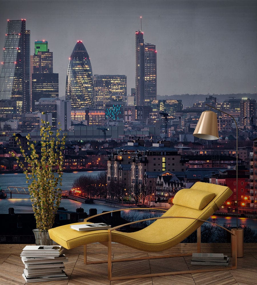 900x1000 Busy London Center Wallpaper Mural