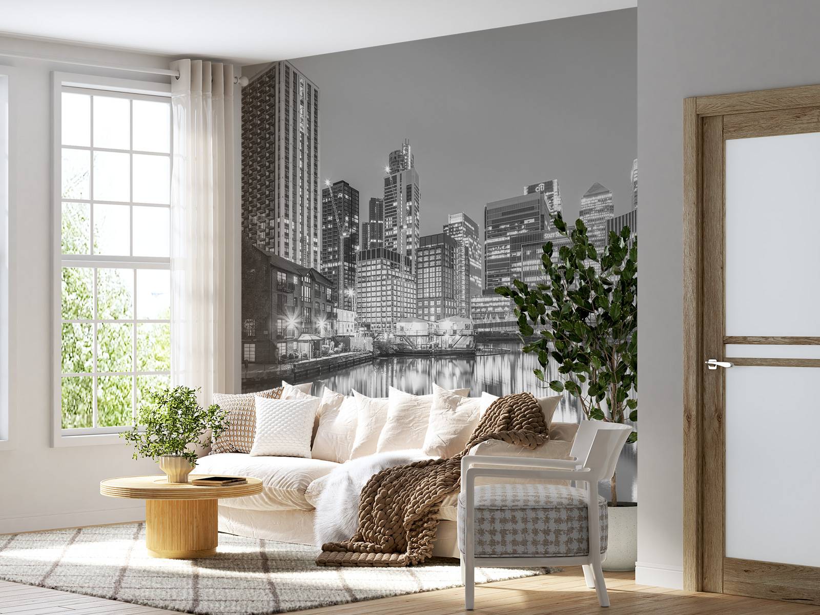 1600x1200 London in black and white