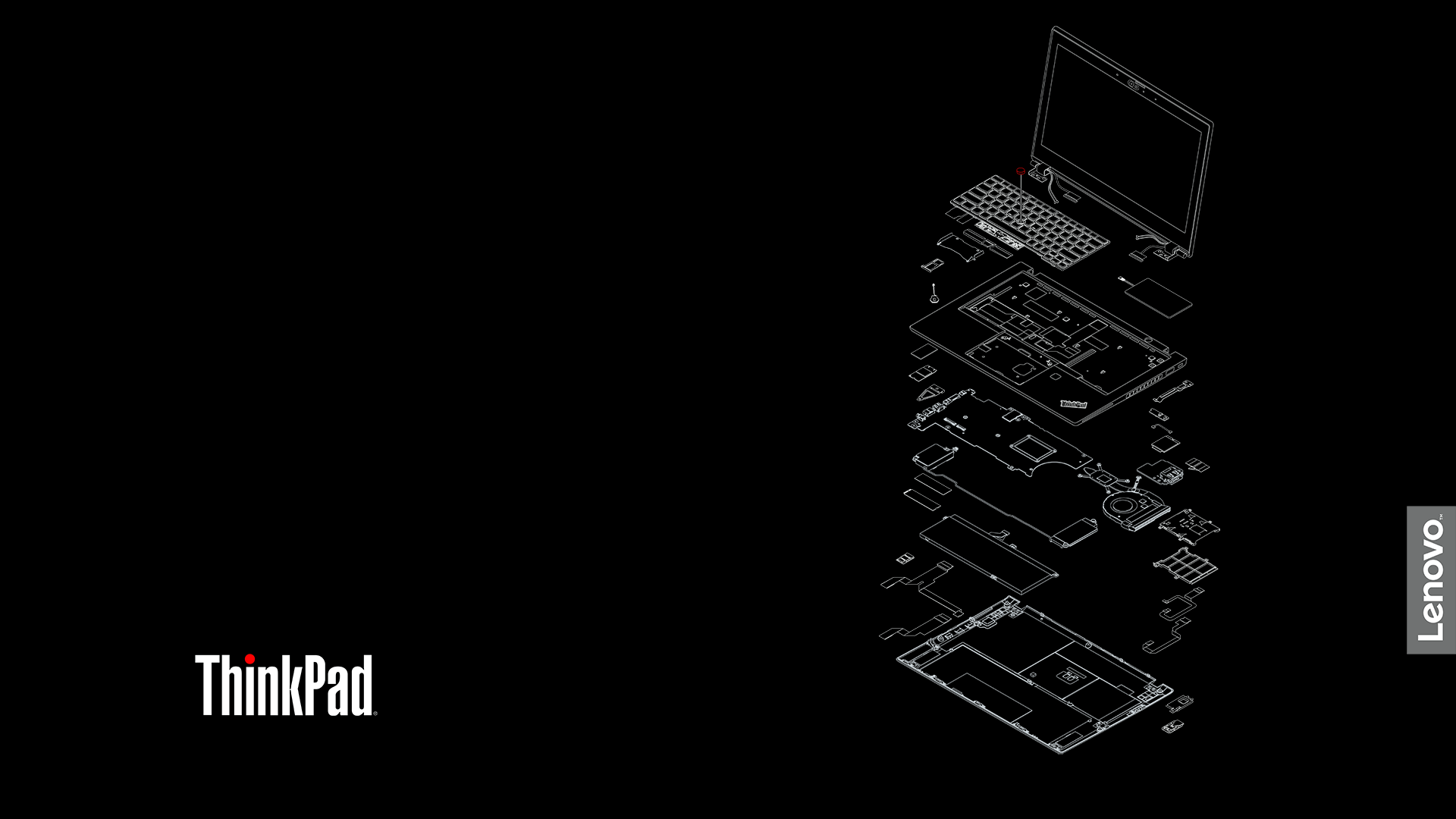 1920x1080 My take on exploded wallpaper for the P P51 and P52 (and other models)