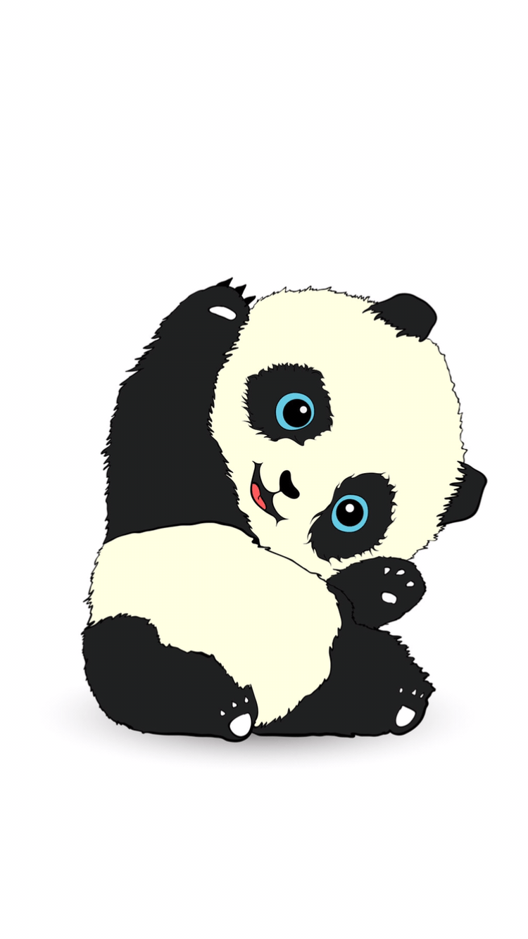 Cute tiny Anime panda stock illustration Illustration of comic  280618970