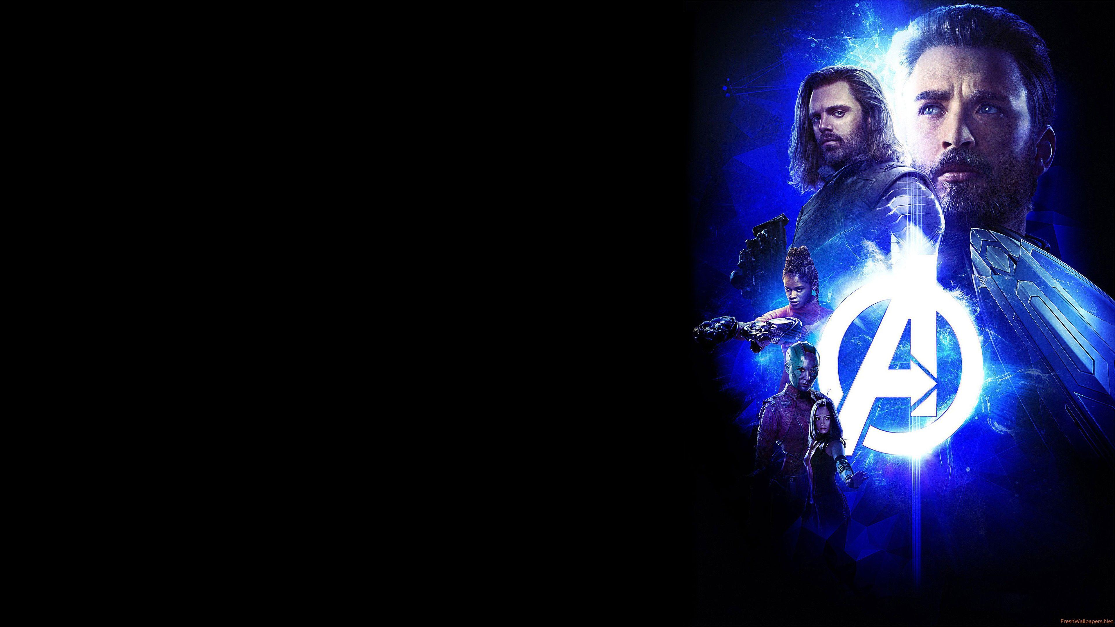 3840x2160 Avengers Infinity War 2018 Space Stone Poster 4k wallpaper