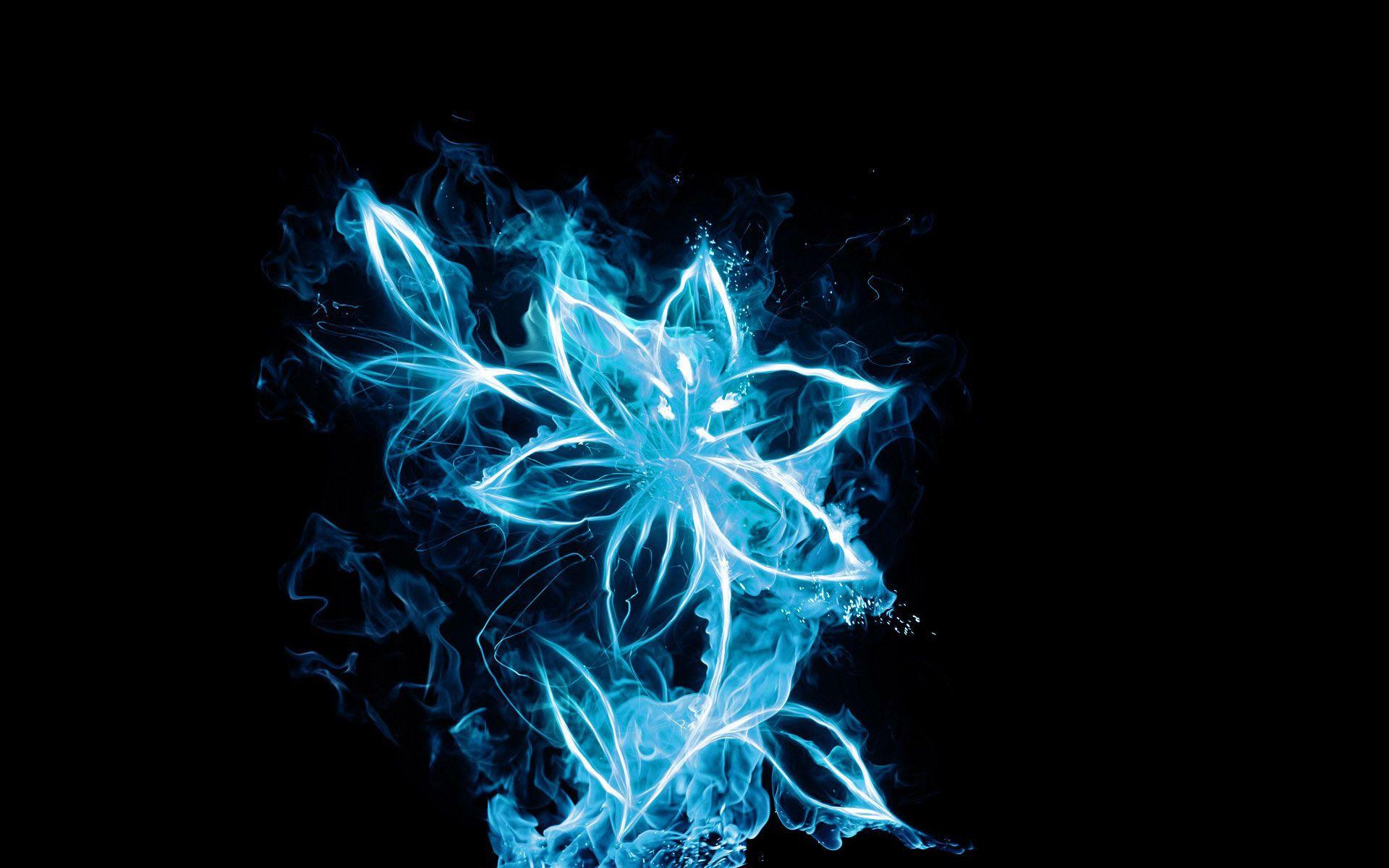 1920x1200 Blue Flame hình nền