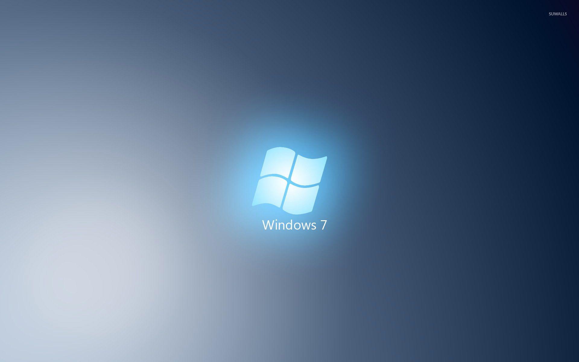 1920x1200 Hình nền logo Windows 7 màu xanh nhạt - Hình nền máy tính