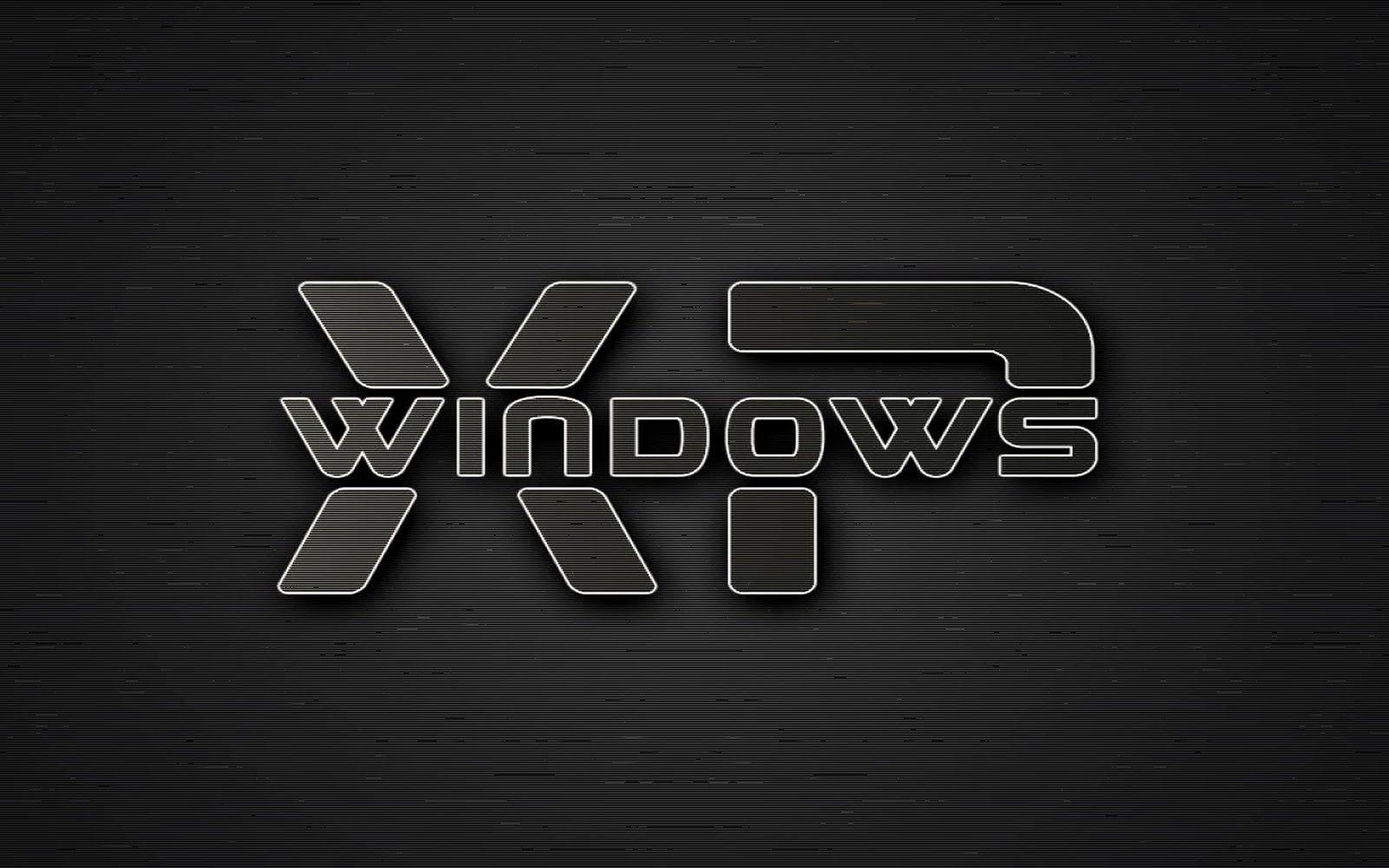 Black And White Windows Logo Wallpaper